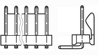 641127-4 by te connectivity / amp brand