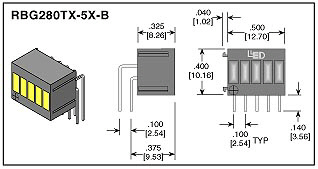 RBG280T3-5G-B by ledtronics