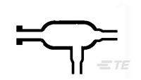 322W204-25-0 by te connectivity / raychem brand