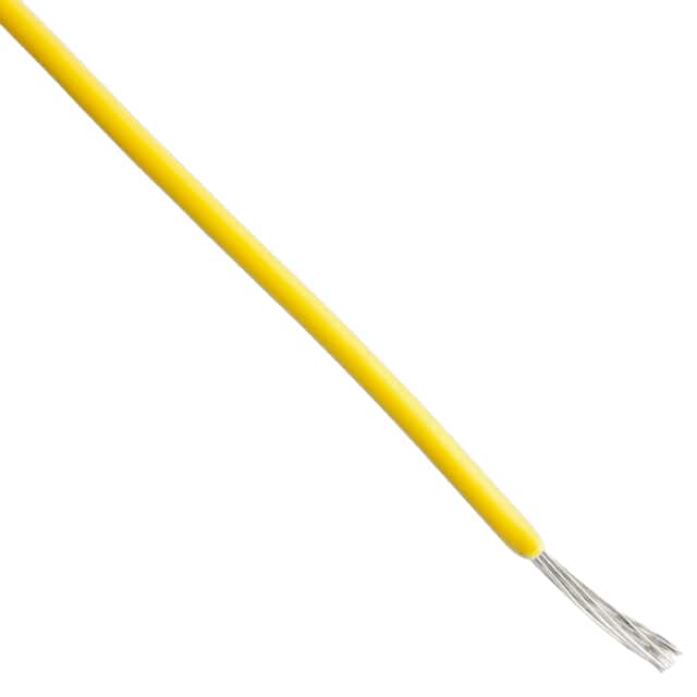 Alpha Wire 6710YL 28 AWG 600V 7/36 Stranding mPPE Insulation Yellow Ho
