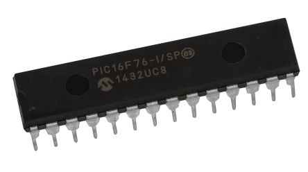 PIC16F76-I/SP by microchip technology