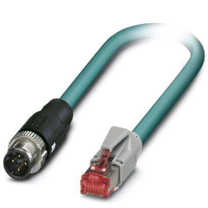 Phoenix Contact 1409861 Netzwerkkabel - Ethernet CAT5 (100 Mbps) - 4-Positionen... - Bild 1 von 1
