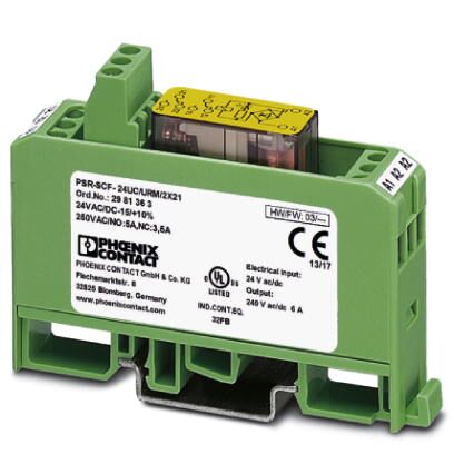 Phoenix Contact PSR-SCF-120UC/URM/2X21 Universal safety relay with forcibly g... - Picture 1 of 1