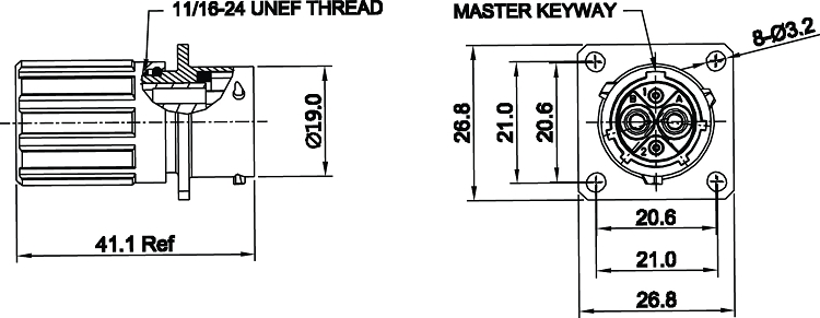 RT00122PNHEC by amphenol sine systems